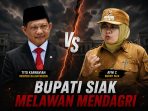 Ilustrasi Bupati Siak Melawan Mendagri